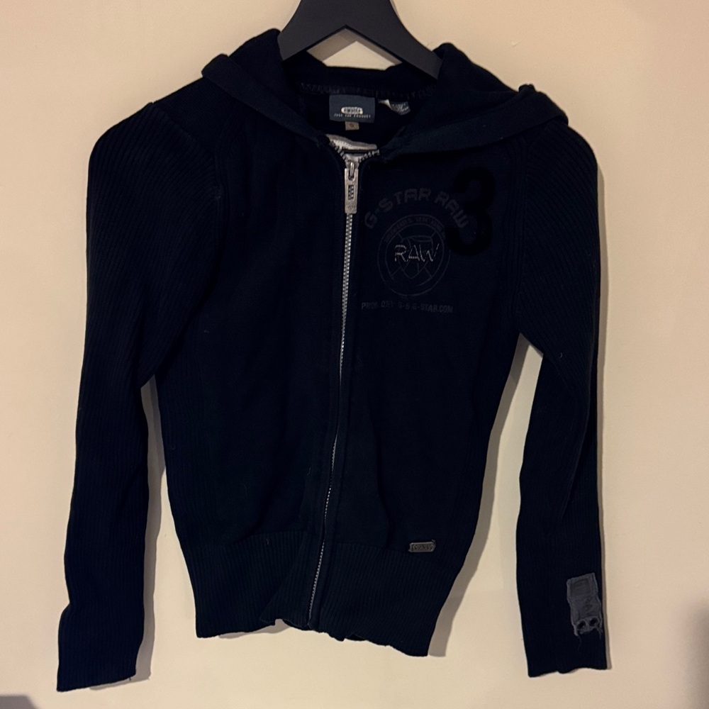 G-Star Women’s Black Hoodie Sweater